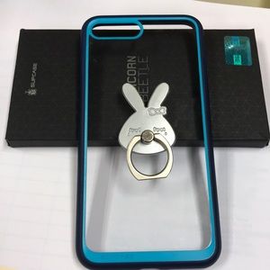 I phone 7plus case w ring holder.